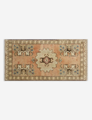 Vintage Turkish Hand-Knotted Wool Mini Rug No. 320, 1'6