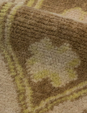 Vintage Turkish Hand-Knotted Wool Mini Rug No. 323, 1'4