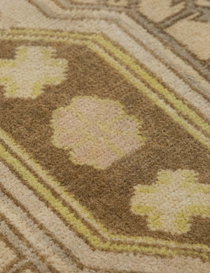 Vintage Turkish Hand-Knotted Wool Mini Rug No. 323, 1'4