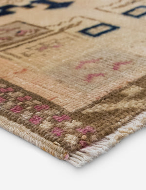 Vintage Turkish Hand-Knotted Wool Mini Rug No. 341, 2' x 2'8