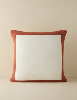 Amica color border outdoor pillow
