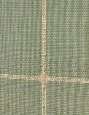 Close up of the Beddow Grid Wallpaper by Jake Arnold