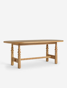 Open Box: Blume Oval Dining Table, Natural 78"W