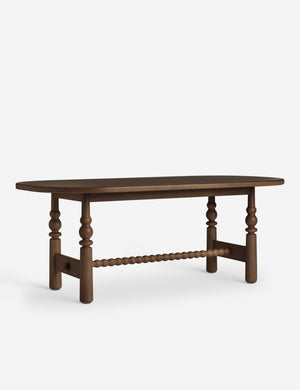 Open Box: Blume Oval Dining Table, Smoked Oak 78