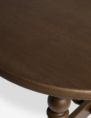 Open Box: Blume Oval Dining Table, Smoked Oak 98