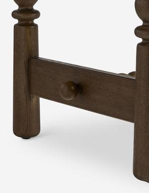 Open Box: Blume Round Dining Table, Smoked Oak 60