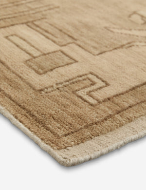Elna Hand-Knotted Wool Rug Swatch, Oat and Mushroom
