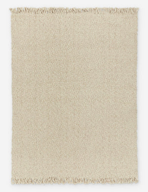Furin Handwoven Wool Rug Swatch  by DISC Interiors, Cream