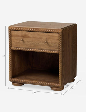 Cormack Nightstand by Amber Lewis x Four Hands : Natural Oak