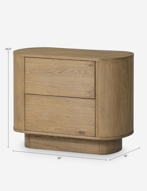 Gilda Nightstand : Dark Brown
