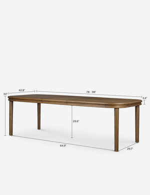 Freeman Extendable Dining Table : Natural