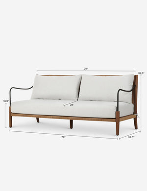 Andover Outdoor Sofa by Amber Lewis x Four Hands : Alessi Linen