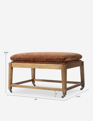 Eleanor Stool by Amber Lewis x Four Hands : Sienna