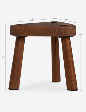 Tappi Stool by Sarah Sherman Samuel : Pecan