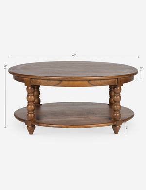 Foxton Round Coffee Table : Black