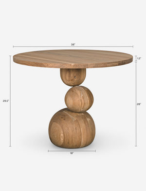 Roark Round Dining Table : Natural Oak