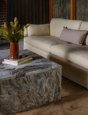 Denham Slipcover Sofa : Beige