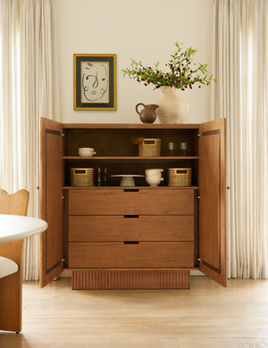 Open Box: Lee Tall Dresser, Russet by Sarah Sherman Samuel
