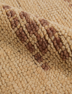 Loring Hand-Knotted Wool Rug Swatch, Mink