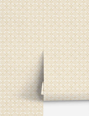 Lucia Wallpaper Swatch by Nathan Turner, Gold