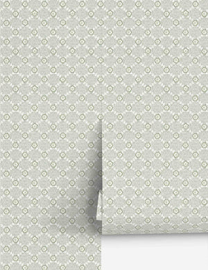 Lucia Wallpaper Swatch by Nathan Turner, Green