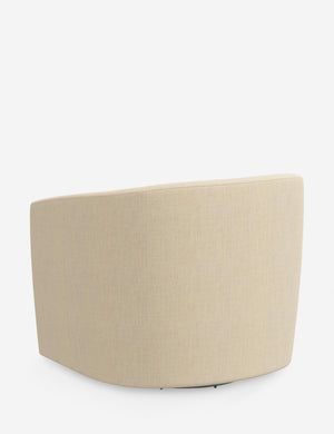 Open Box: Mayhew Swivel Chair, Natural Linen Weave