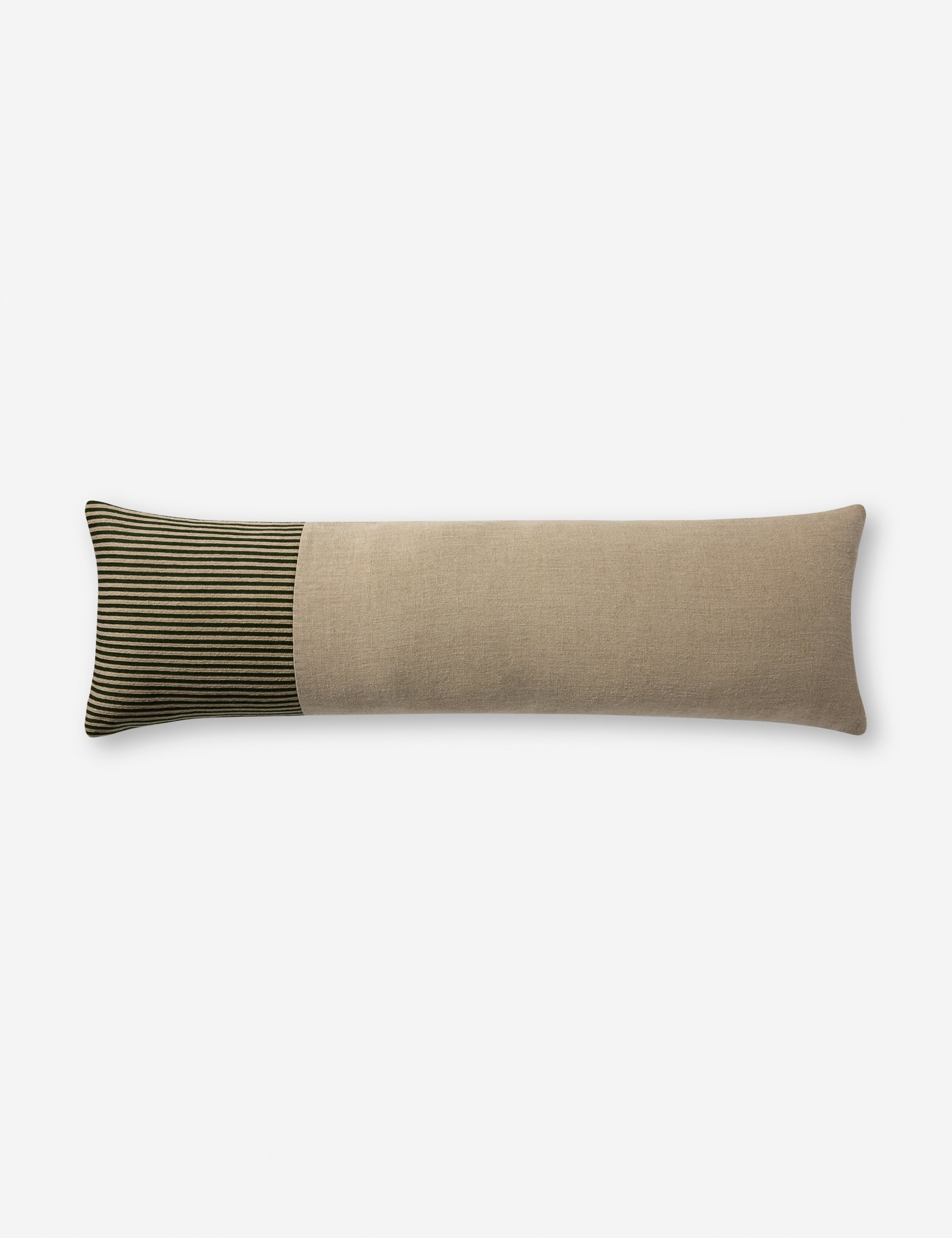 #color::green #style::long-lumbar #fill type::down #fill type::polyester