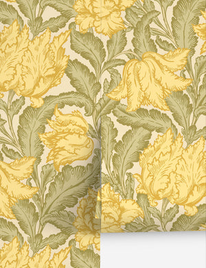Beaufort Wallpaper, Golden - Swatch