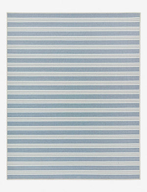 Custom Minetta Hand-Loomed Indoor / Outdoor Rug, Lapis
