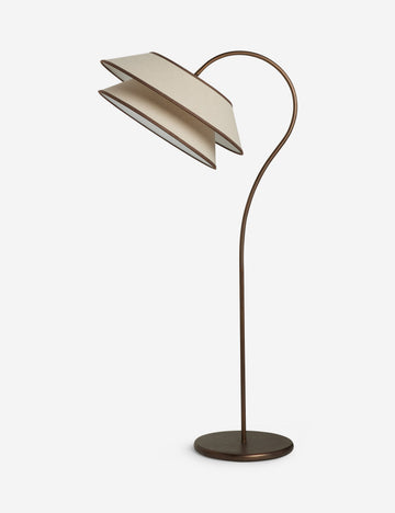 Open Box: Pittman Floor Lamp, Ivory and Toffee
