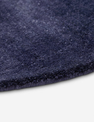 Close up view of the Sutton Solid Color Hand-Loomed Viscose Rug by Aimee Song