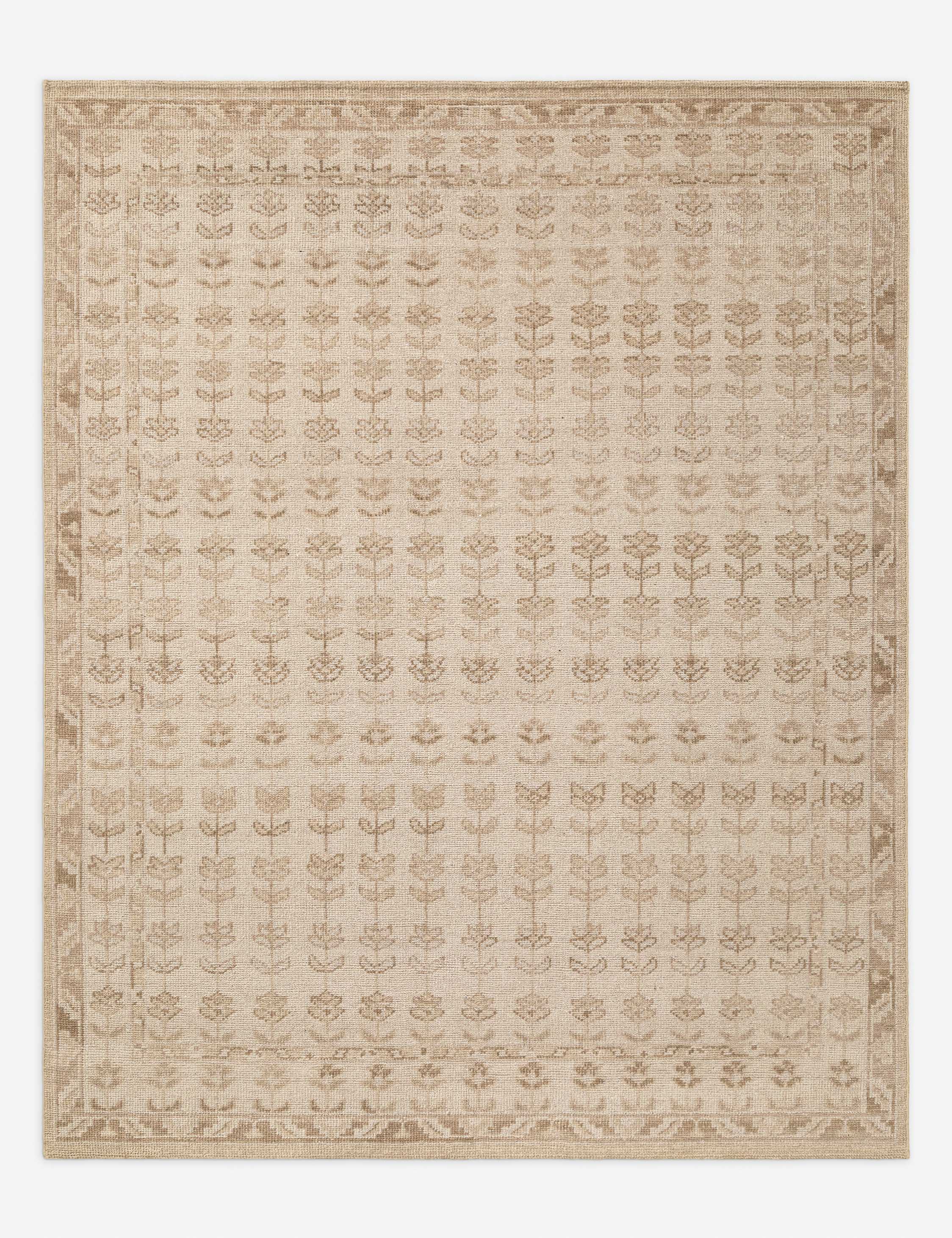Open Box: Bollen Hand-Knotted Wool Rug 8'9" x 11'9" Beige