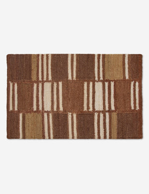 Tamarisk Flatweave Jute Rug Swatch by Elan Byrd, Camel