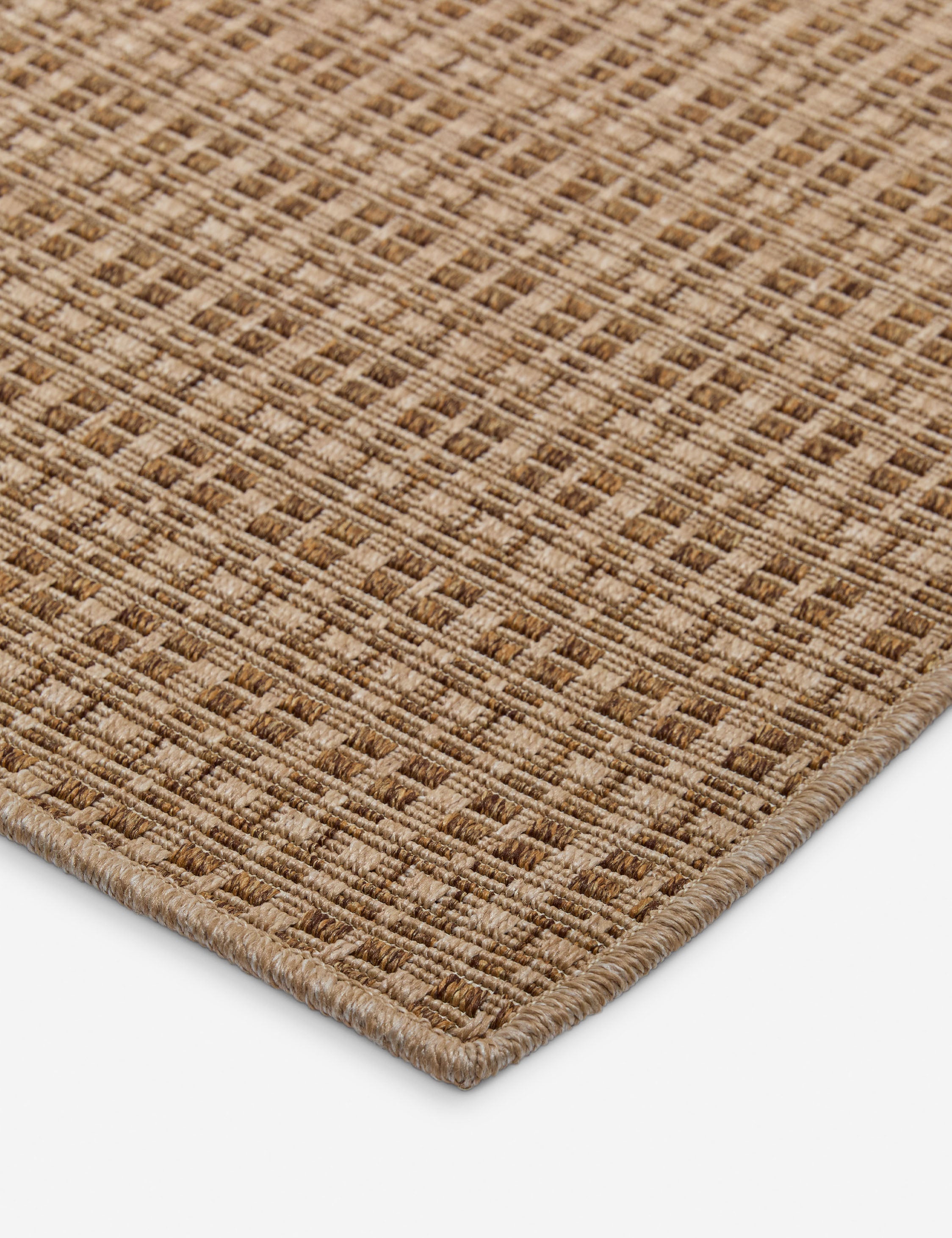 Custom Tannis Indoor / Outdoor  Rug, Cedar Swatch 5.5" x 6"