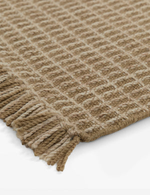 Thompson Handwoven Wool Rug Swatch, Olive