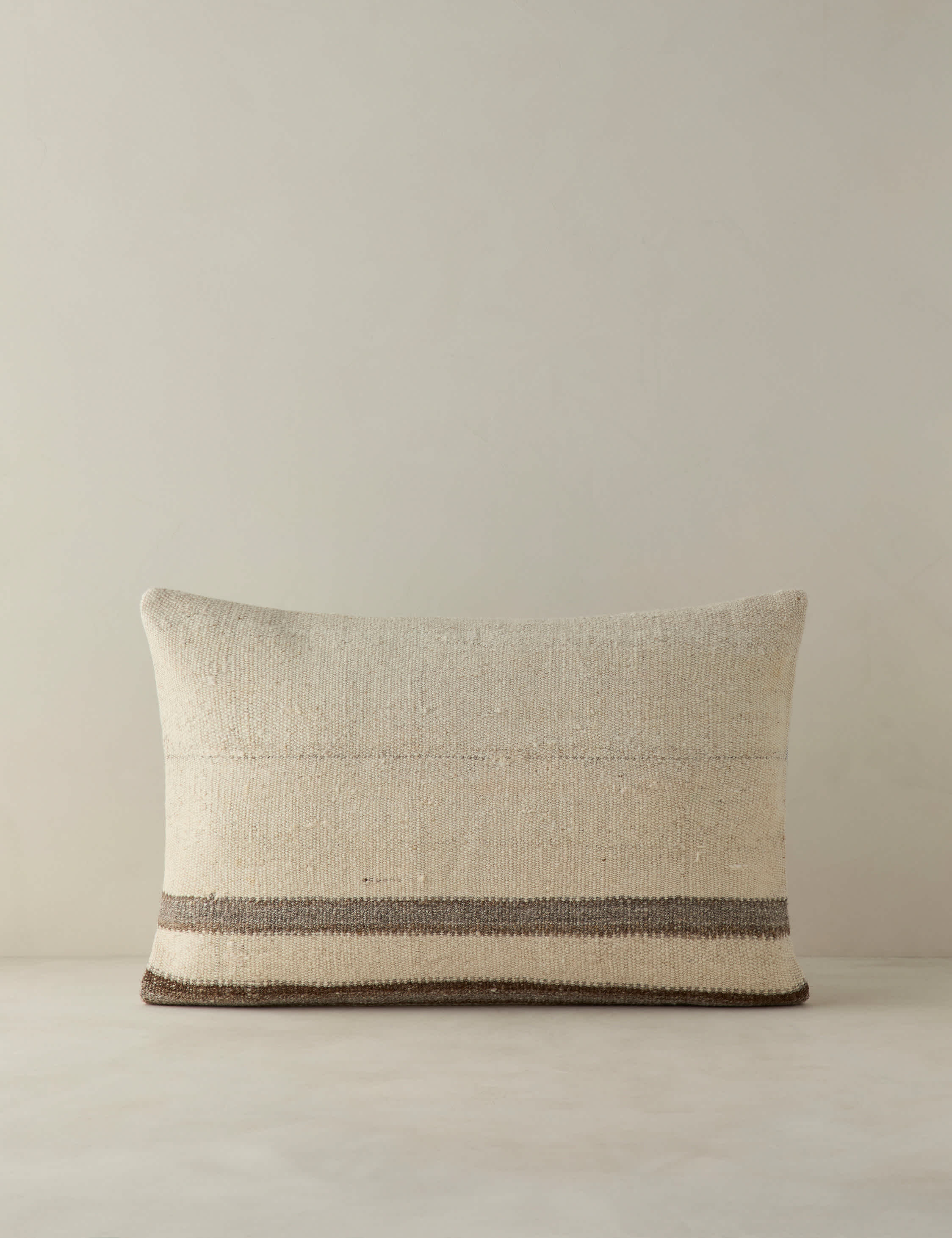 Vintage Lumbar Pillow No. 375, 16" x 24"