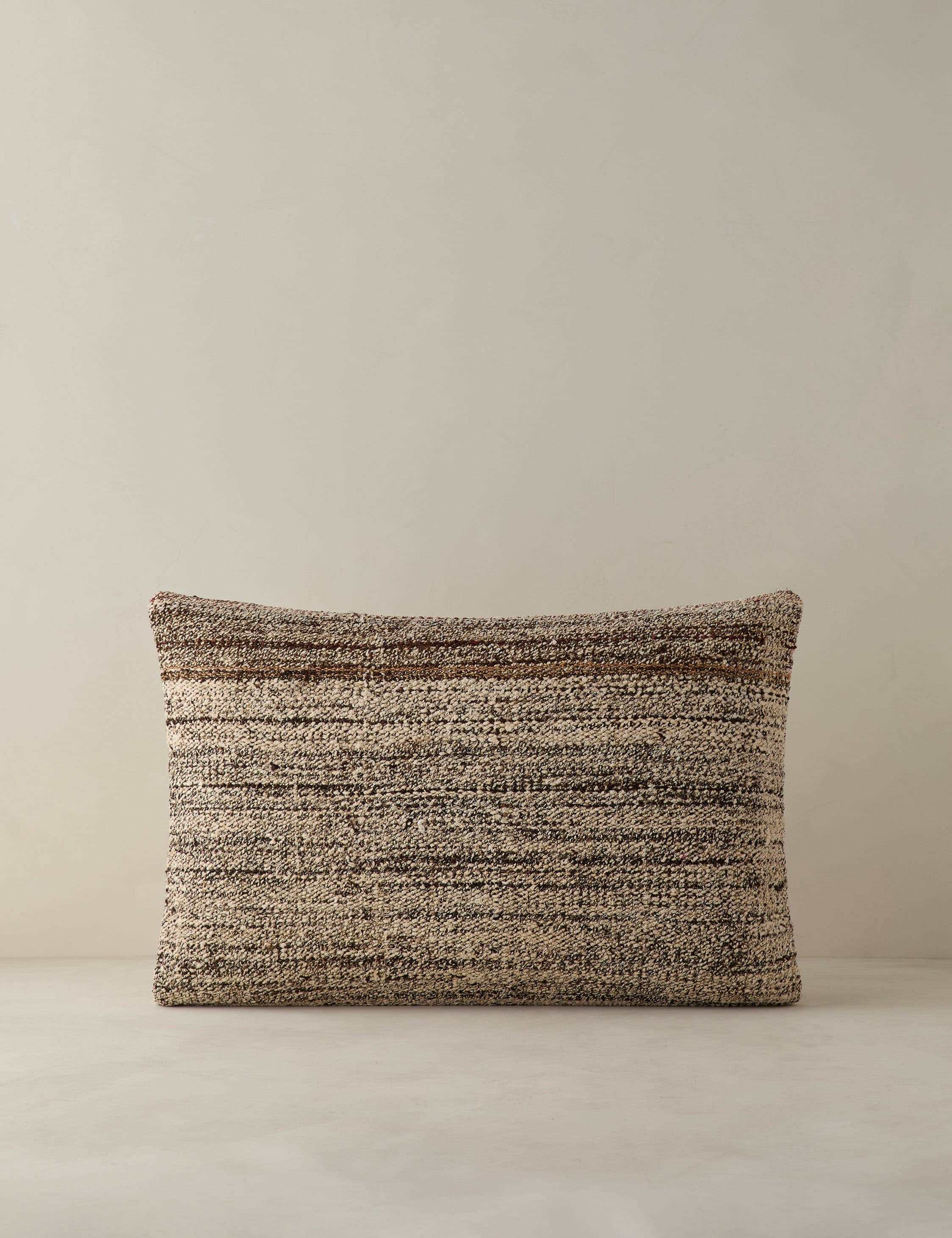Vintage Lumbar Pillow No. 386, 16" x 24"