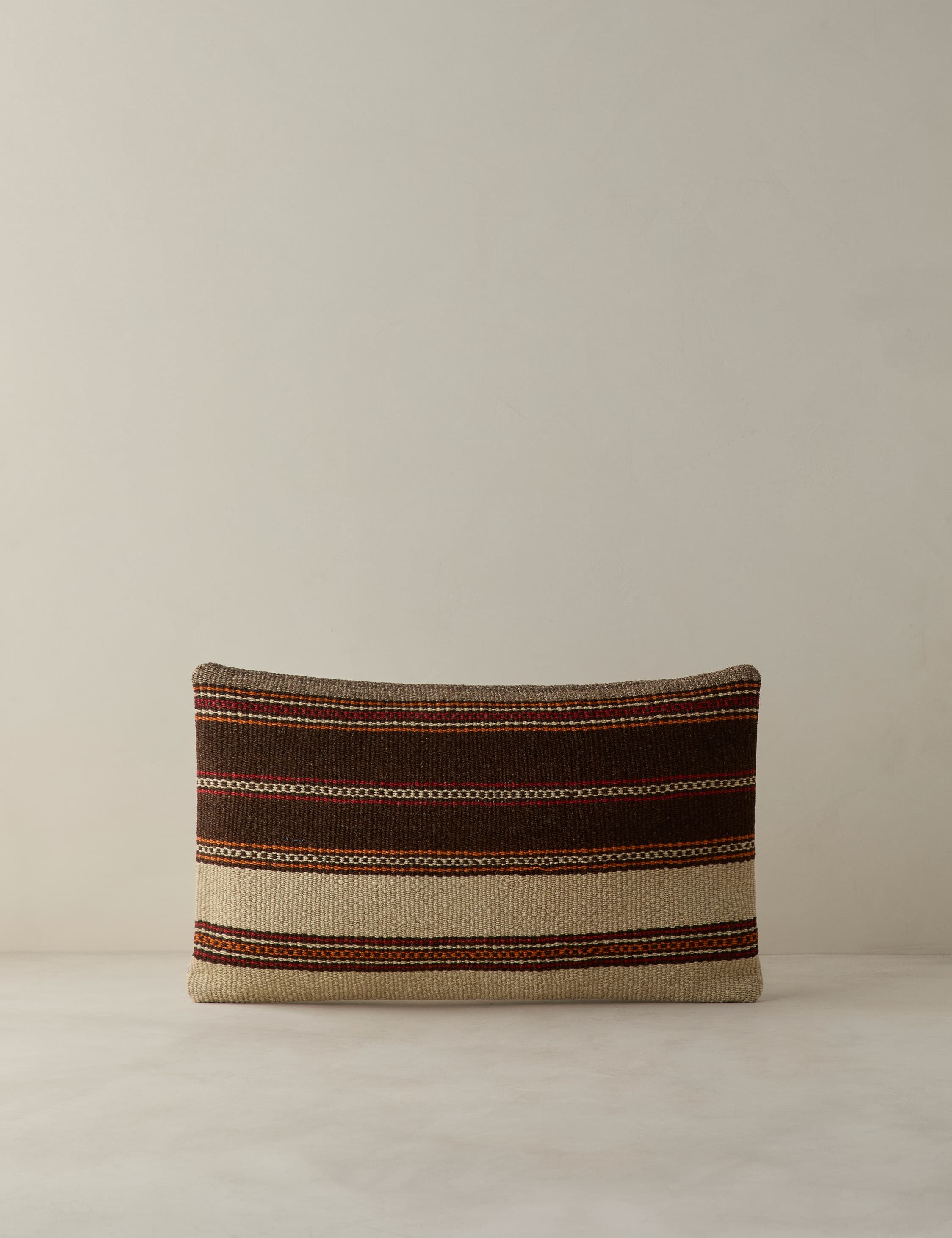 Vintage Lumbar Pillow No. 412, 12" x 20"