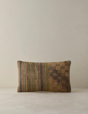 Vintage Lumbar Pillow No. 417, 12