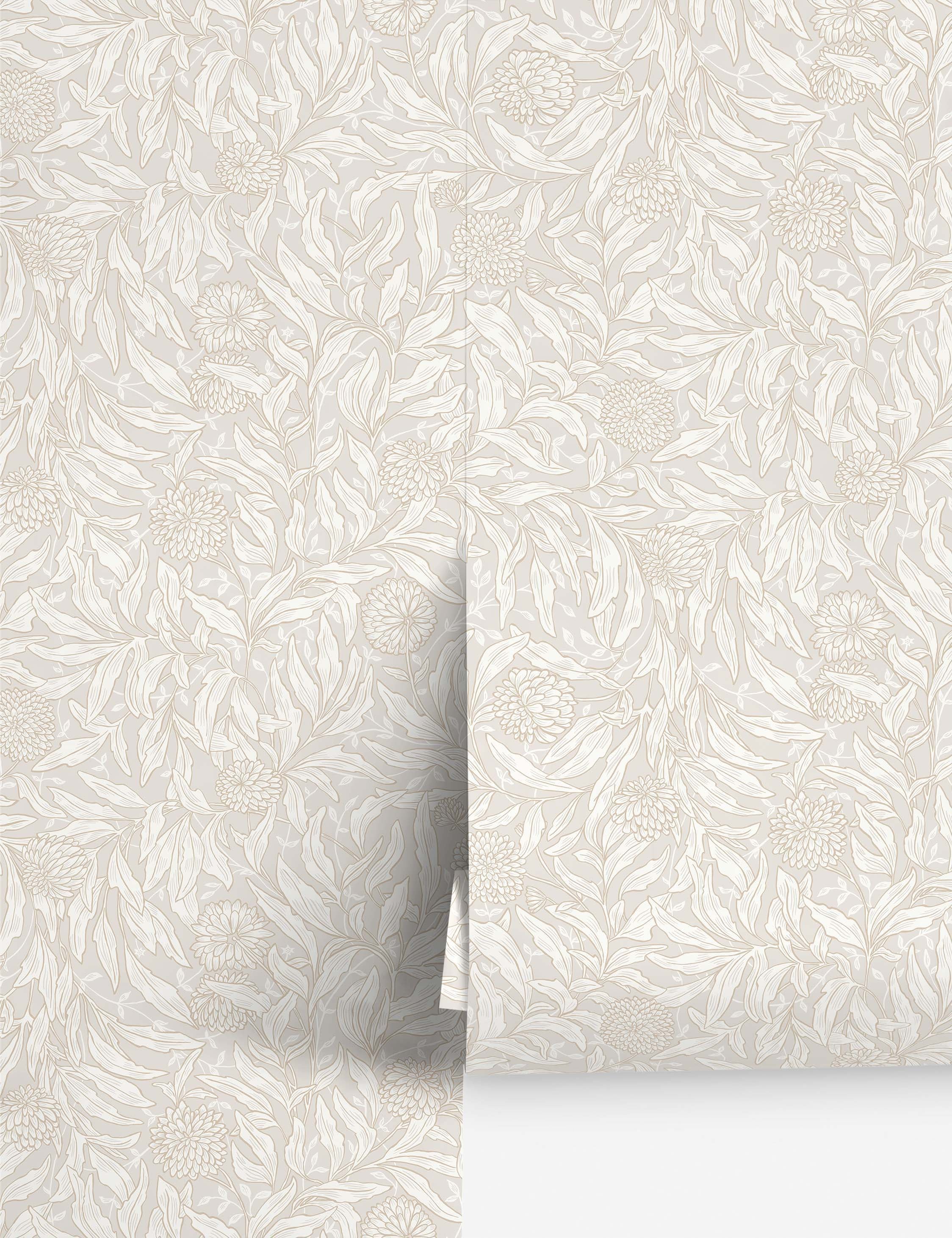 Scalamandre Olof Wallpaper by Sandberg, Sandstone - Swatch