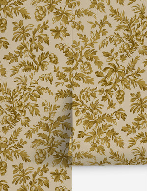 Willemark Wallpaper Swatch, Gold