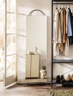 Adorn Full Length Mirror by Ferm Living : Brass