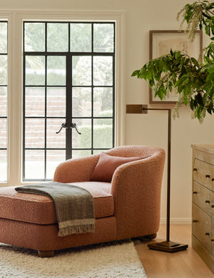 Jenkins Floor Lamp : Antique Brass