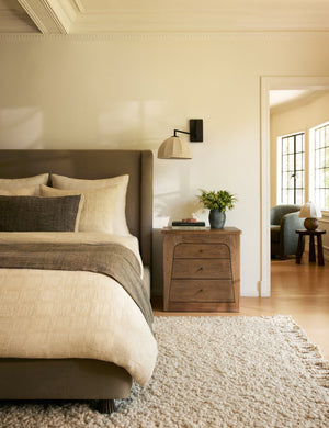 Furin Handwoven Wool Rug Swatch  by DISC Interiors, Cream