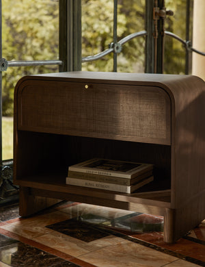 Suzette Grand Nightstand : Natural Oak