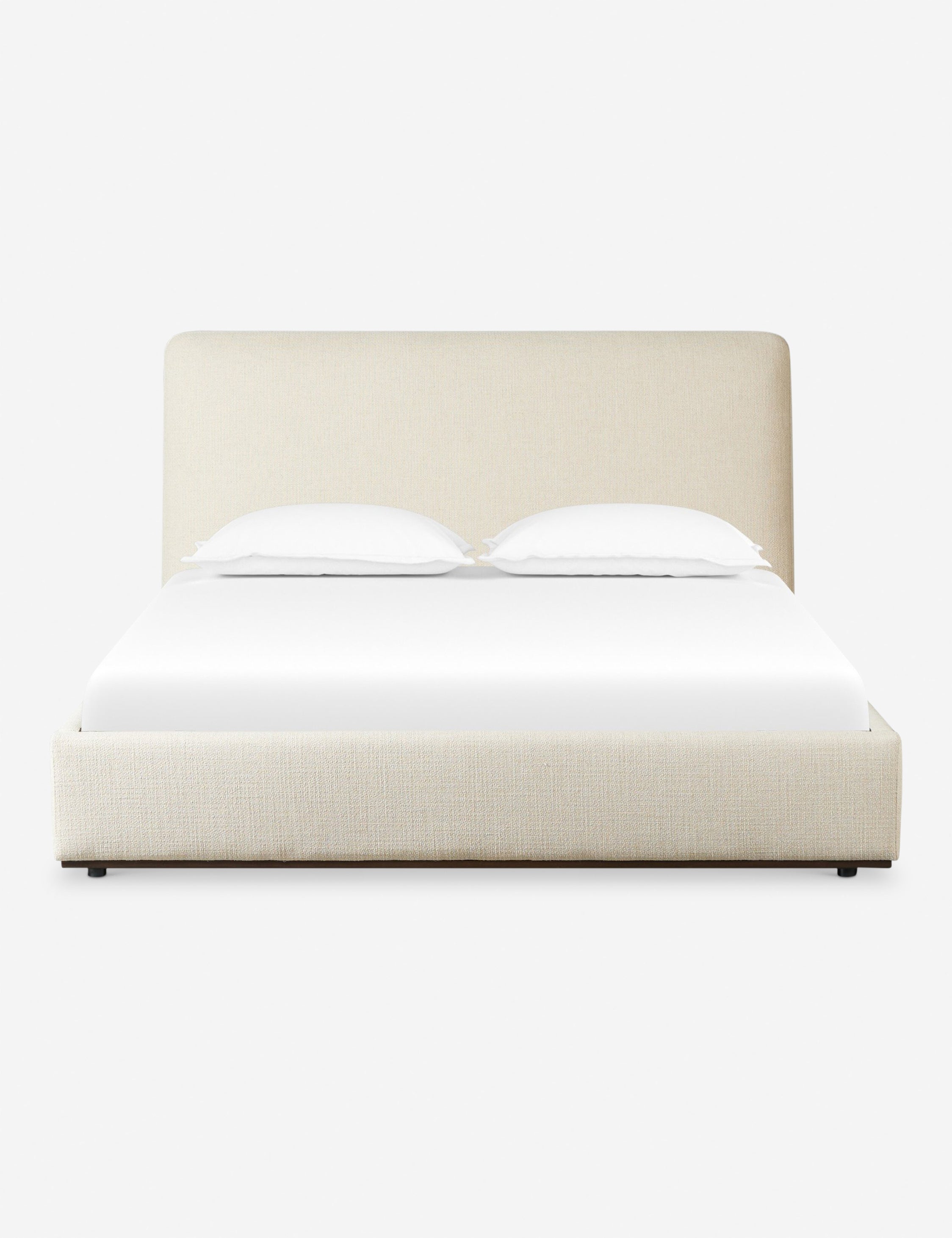 Open Box: Shirin Platform Bed, Flax Queen