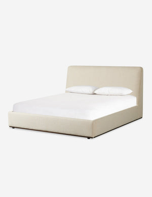 Open Box: Shirin Platform Bed, Flax Queen