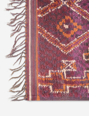 Vintage Moroccan Hand-Knotted Wool Rug No. 54, 7'7 x 15'6