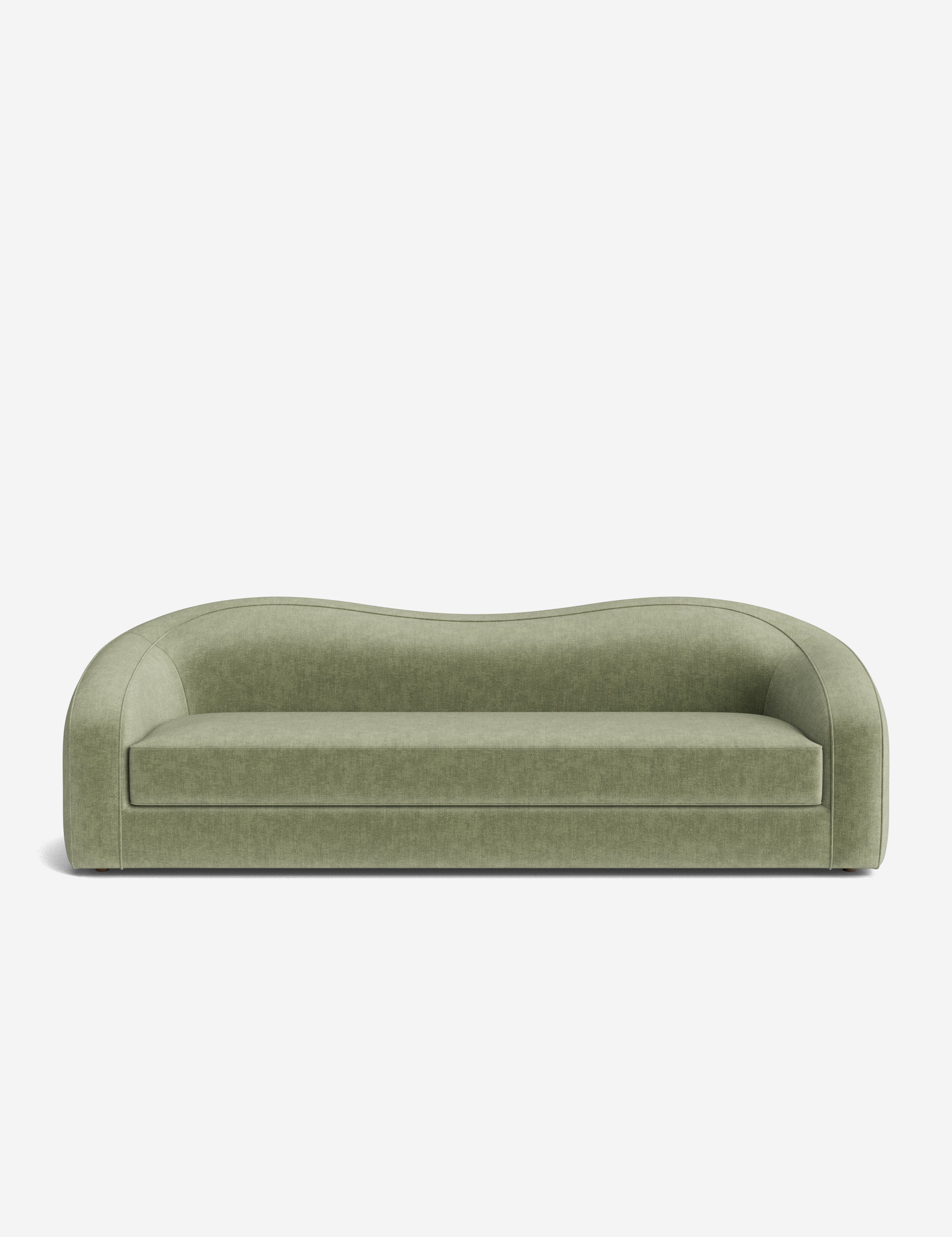 Open Box: Shaw Sofa, Sage Performance Striated Velvet