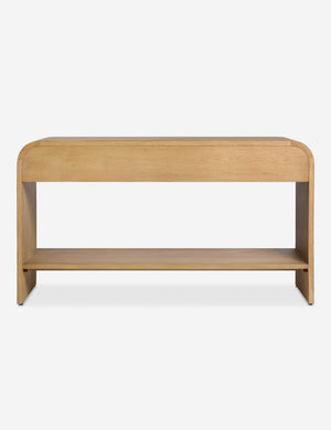 Open Box: Suzette Console Table, Natural Oak